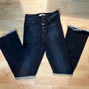 High rise bootcut Kancan jeans, barely worn, size 5/26